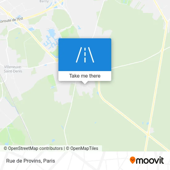 Rue de Provins map
