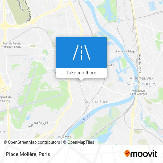 Place Molière map
