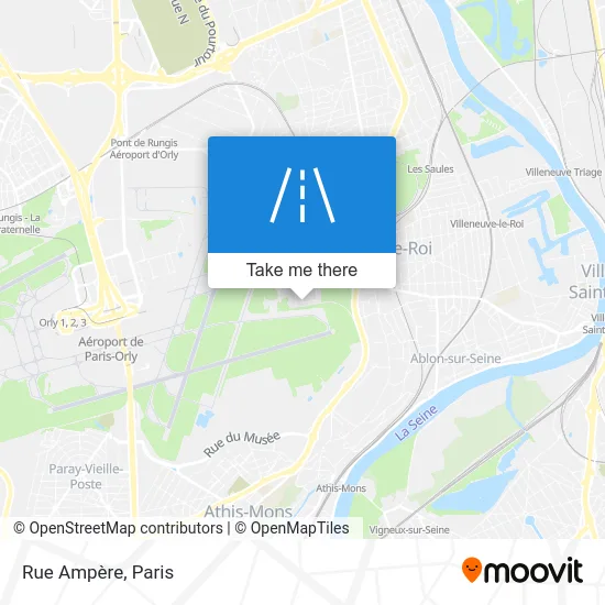 Rue Ampère map