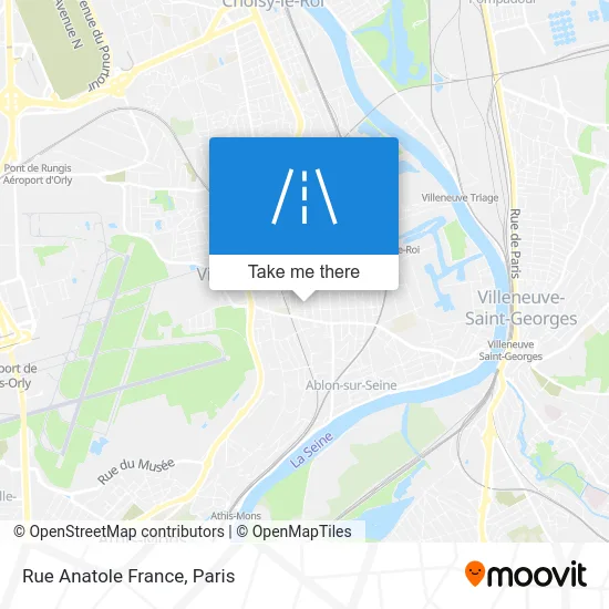 Rue Anatole France map
