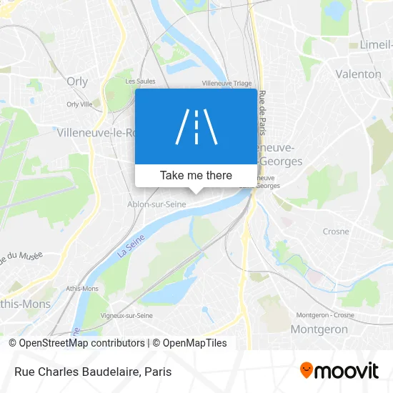 Rue Charles Baudelaire map