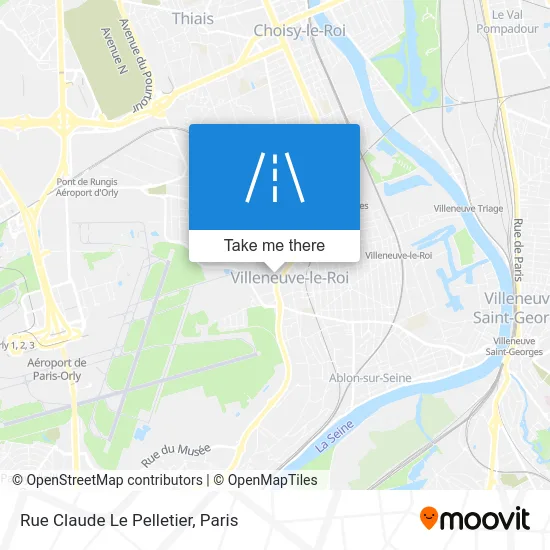 Rue Claude Le Pelletier map