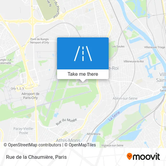 Rue de la Chaumière map