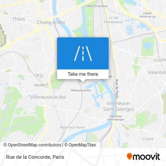 Rue de la Concorde map