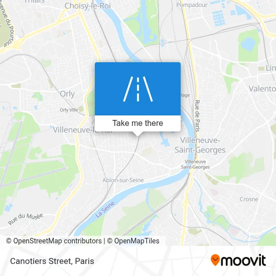 Rue Des Canotiers map