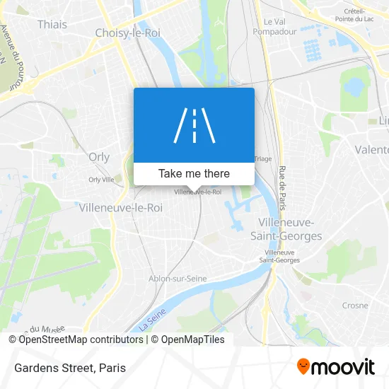 Rue Des Jardins map