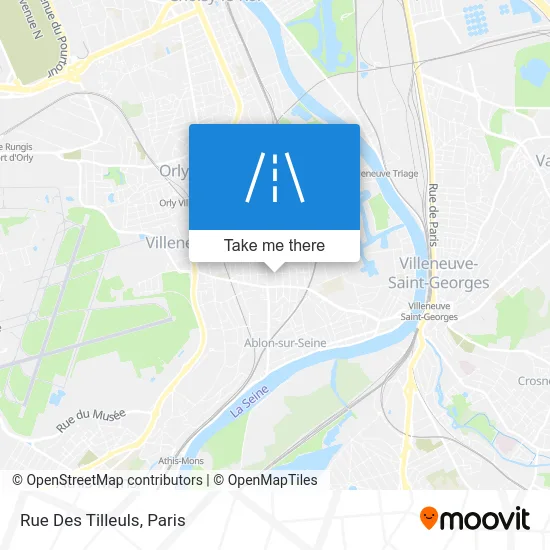 Rue Des Tilleuls map