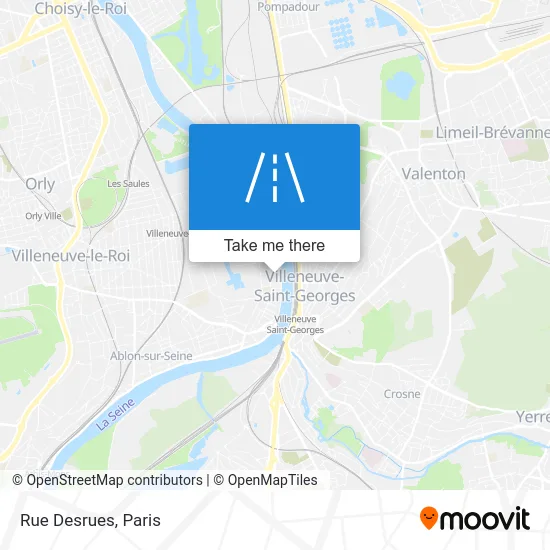 Rue Desrues map