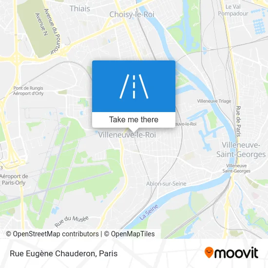 Rue Eugène Chauderon map
