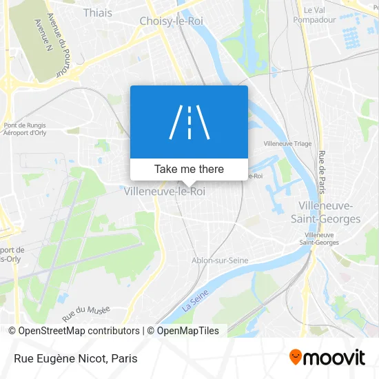 Rue Eugène Nicot map