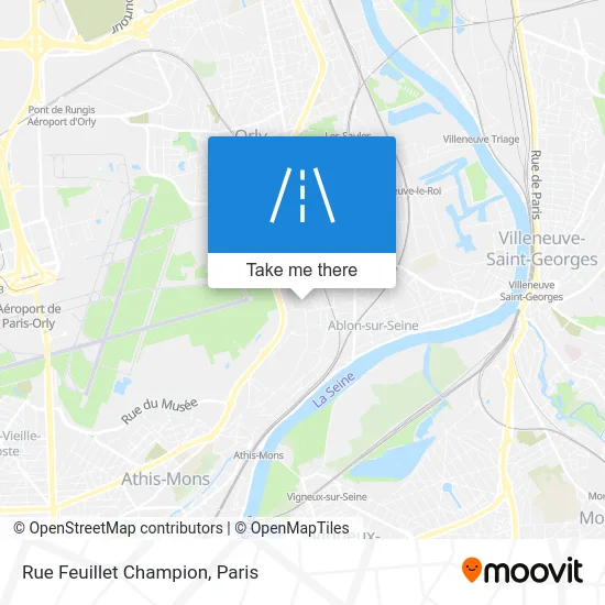 Rue Feuillet Champion map