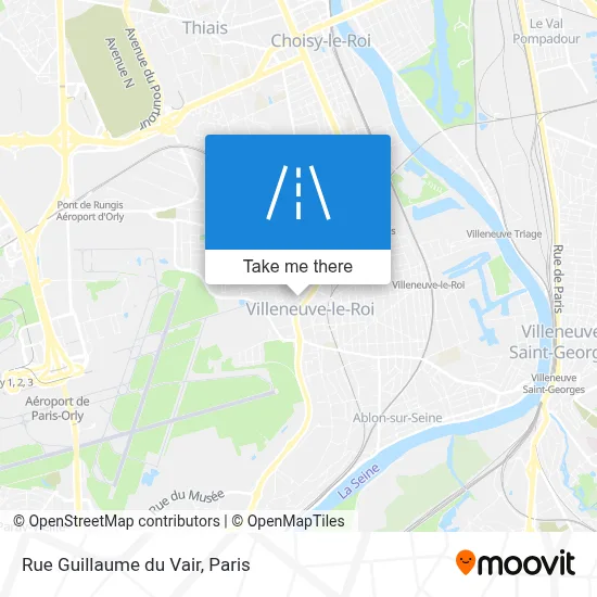 Rue Guillaume du Vair map