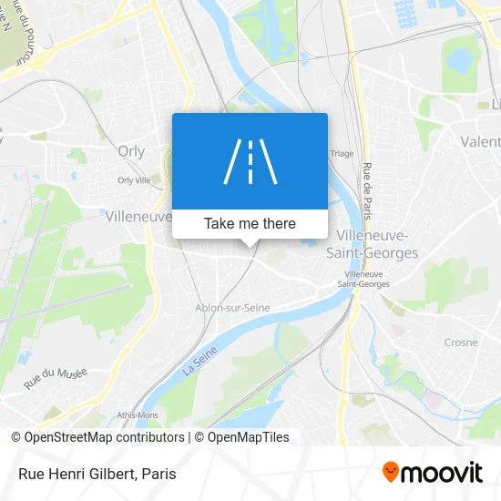 Rue Henri Gilbert map