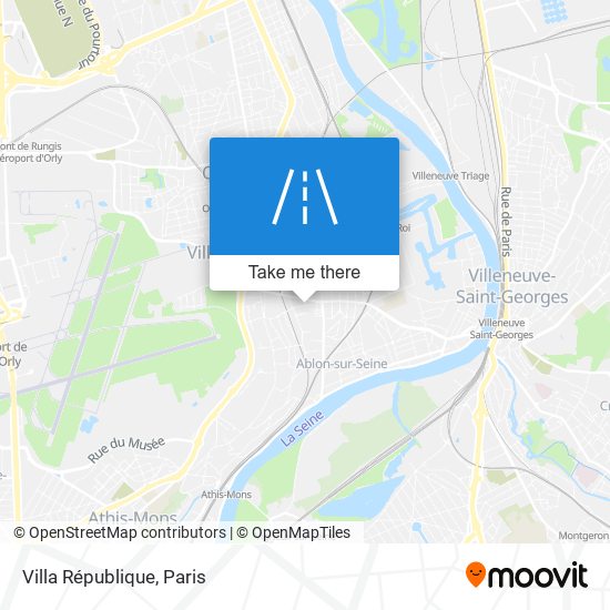 Mapa Villa République