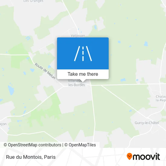 Rue du Montois map