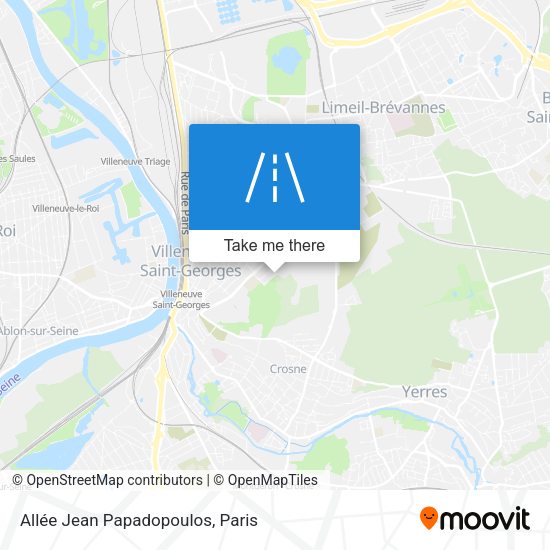 Allée Jean Papadopoulos map