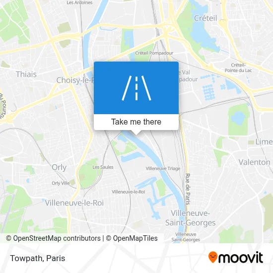 Chemin de Halage map