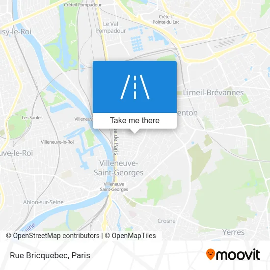 Rue Bricquebec map