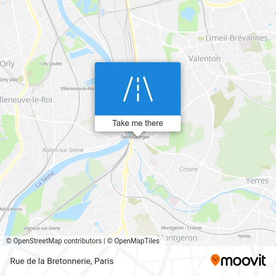 Rue de la Bretonnerie map