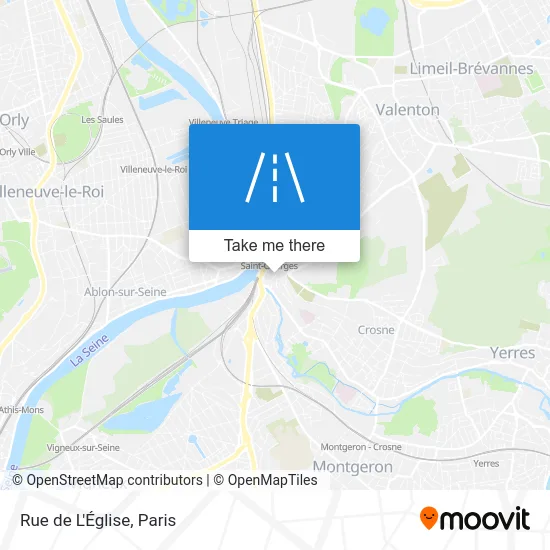 Rue de L'Église map