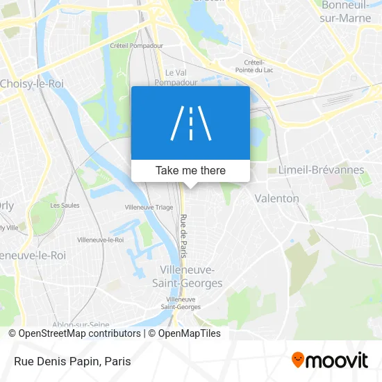 Rue Denis Papin map