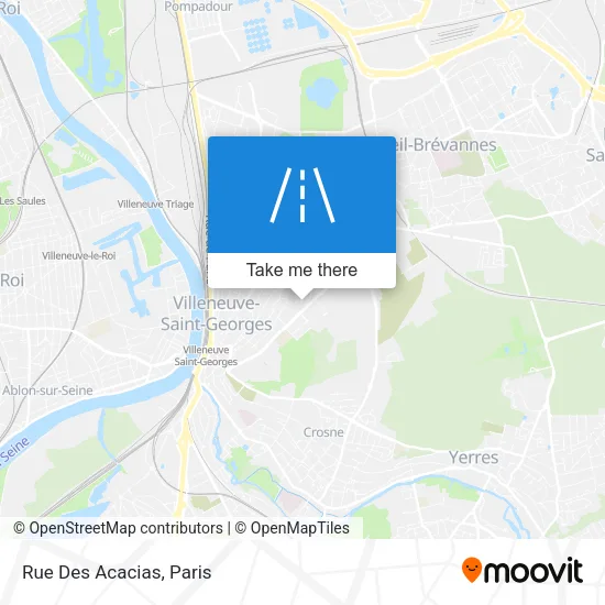 Rue Des Acacias map