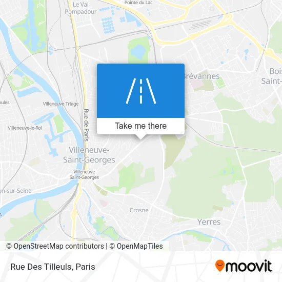 Rue Des Tilleuls map