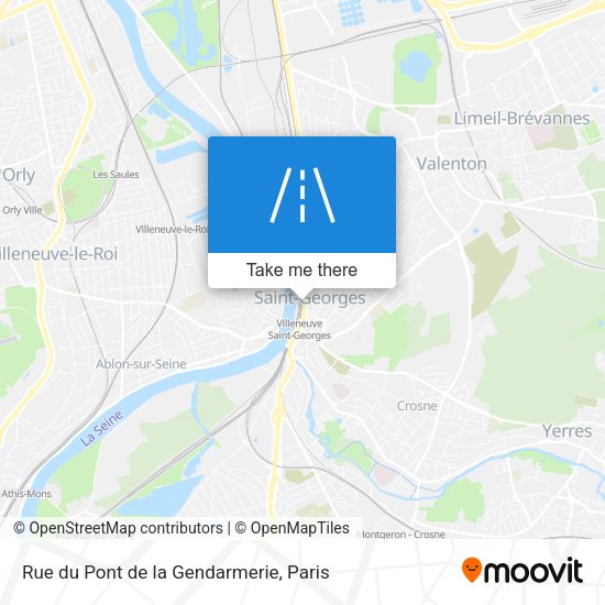 Rue du Pont de la Gendarmerie map