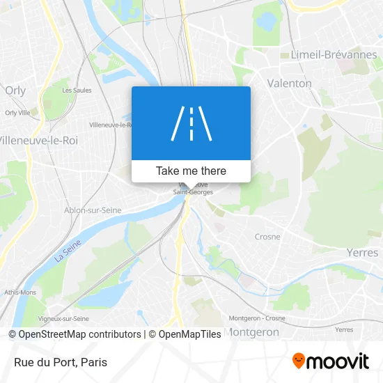 Mapa Rue du Port