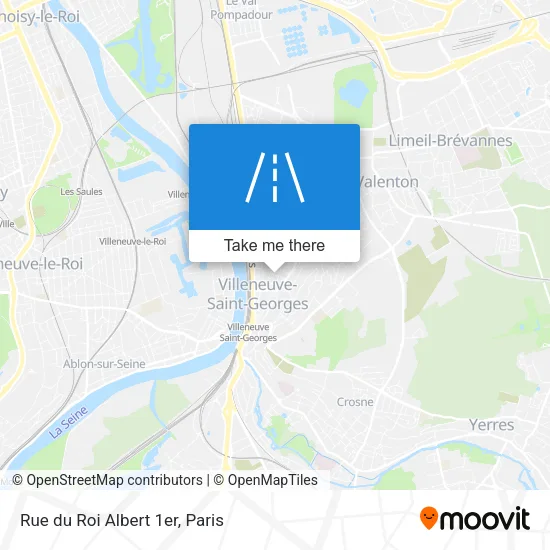 Rue du Roi Albert 1er map