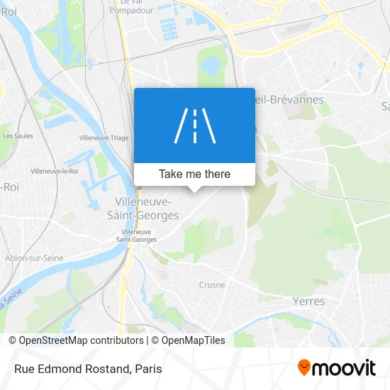 Rue Edmond Rostand map