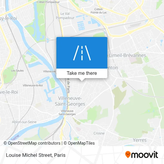 Rue Louise Michel map
