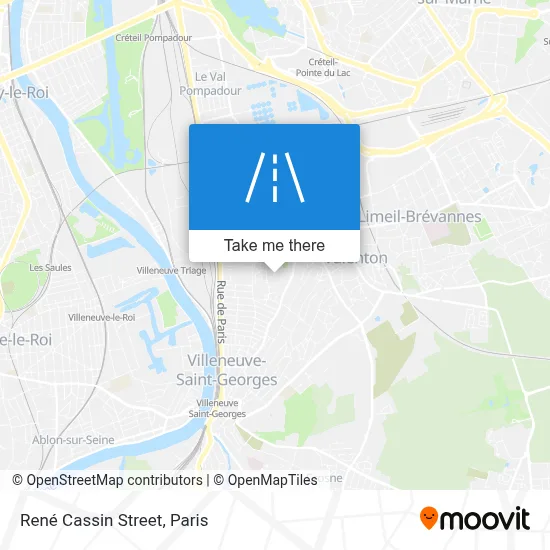 Rue René Cassin map