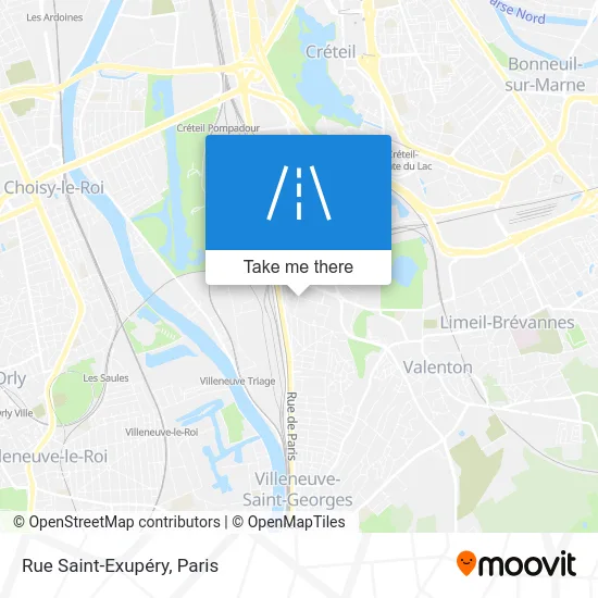 Rue Saint-Exupéry map