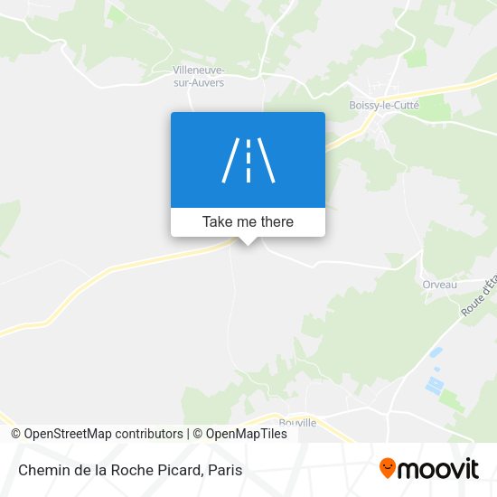 Chemin de la Roche Picard map
