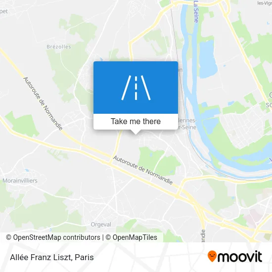 Allée Franz Liszt map