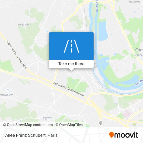 Allée Franz Schubert map