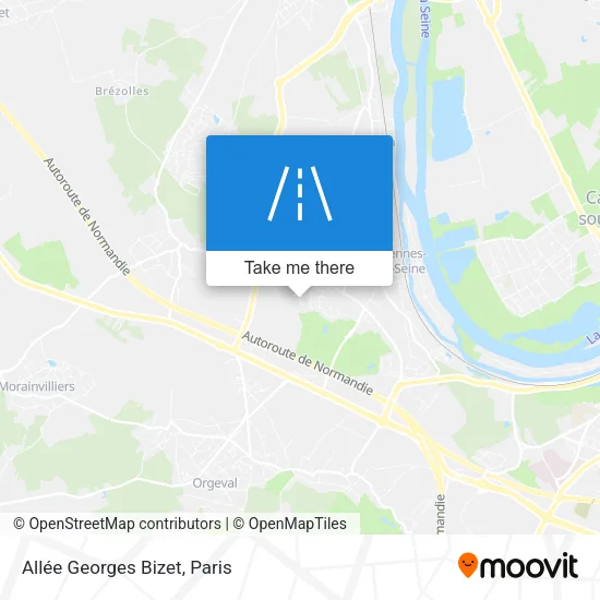 Allée Georges Bizet map