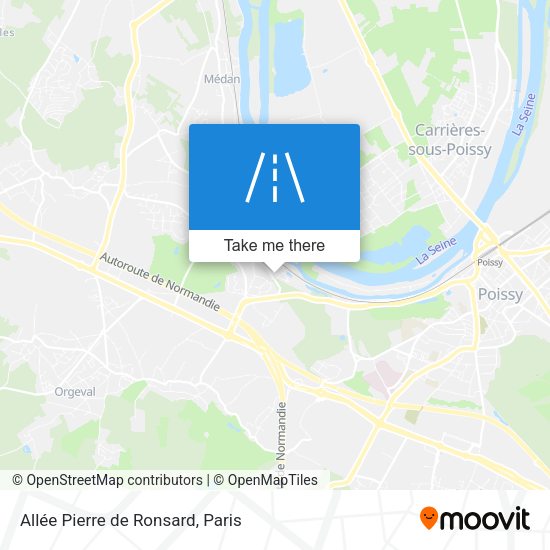 Allée Pierre de Ronsard map