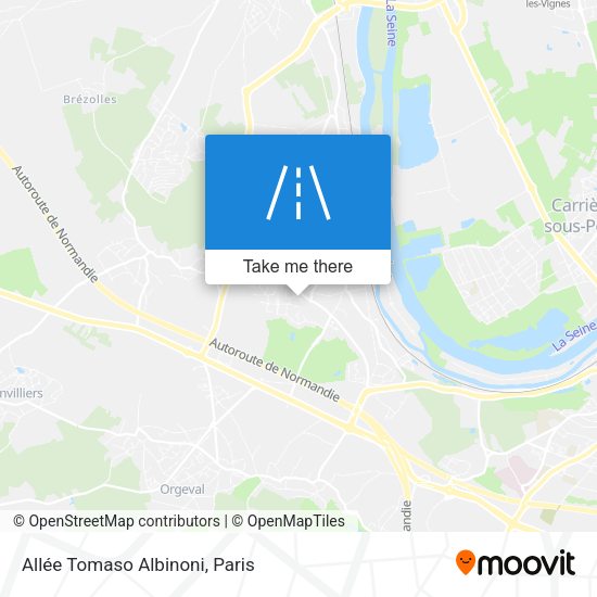 Allée Tomaso Albinoni map