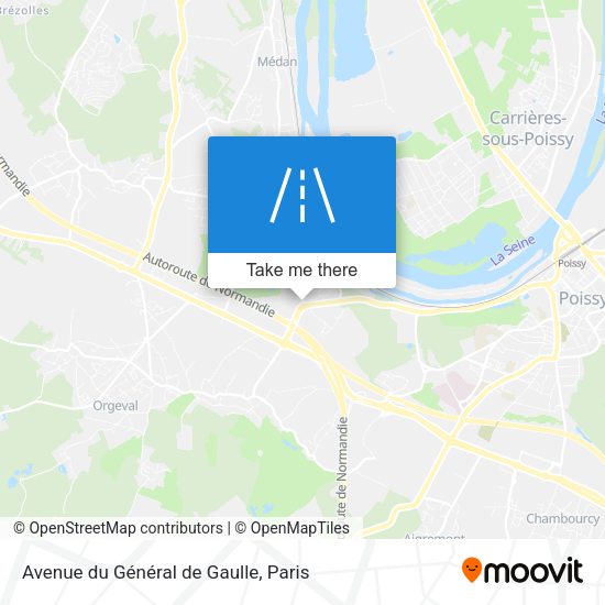 Avenue du Général de Gaulle map