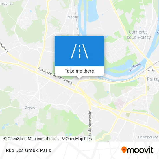 Rue Des Groux map