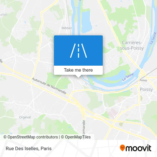 Rue Des Iselles map