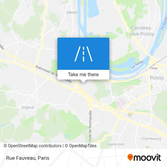 Rue Fauveau map