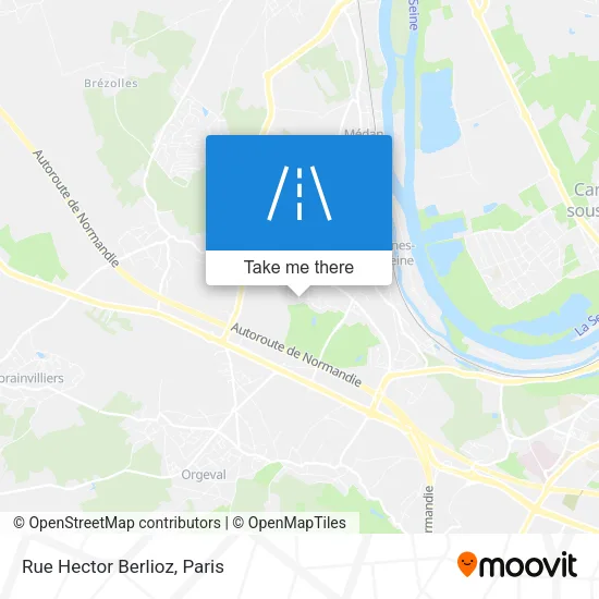 Rue Hector Berlioz map