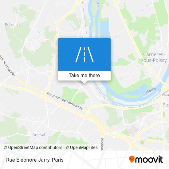 Rue Éléonore Jarry map