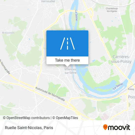 Mapa Ruelle Saint-Nicolas