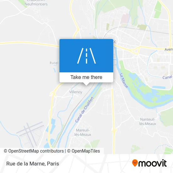 Rue de la Marne map