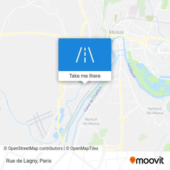 Rue de Lagny map