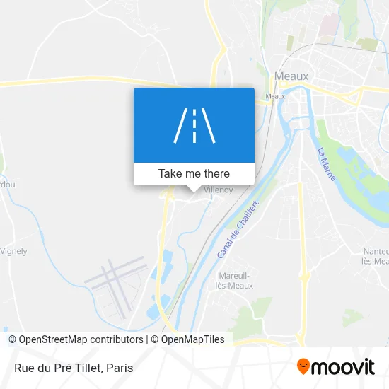 Rue du Pré Tillet map